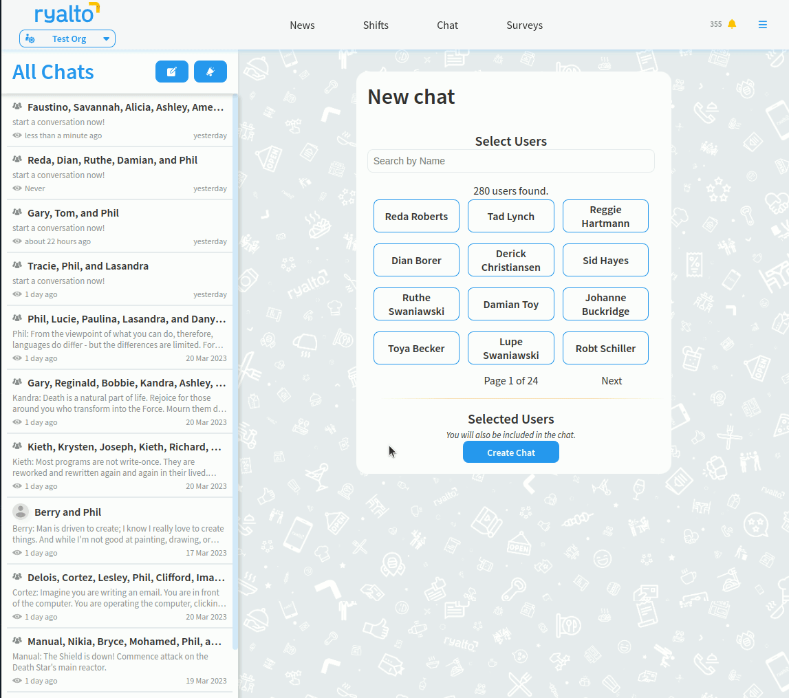 gif of the feature in action